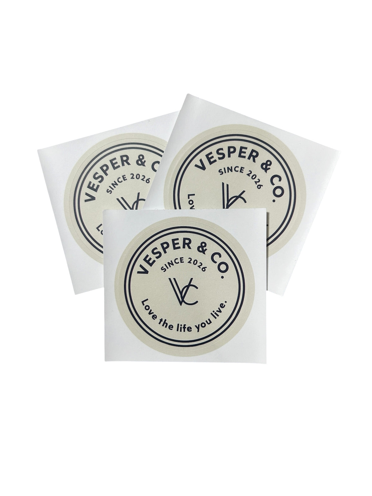 Vesper & Co. Logo Sticker Pack - 3PCS